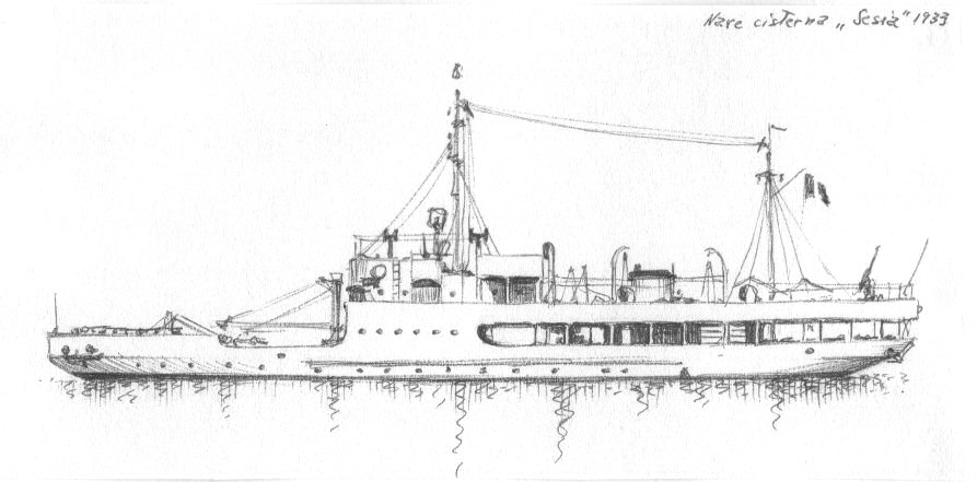1933 - Nave cisterna 'Sesia'